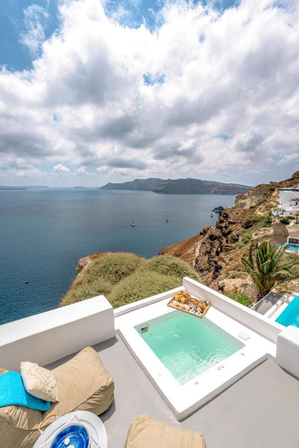 Amazing View Villa Oia With Jacuzzi Esterno foto